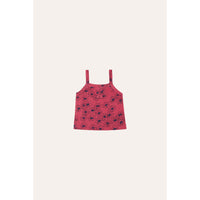 The Campamento Pink Daisies Baby Tank Top