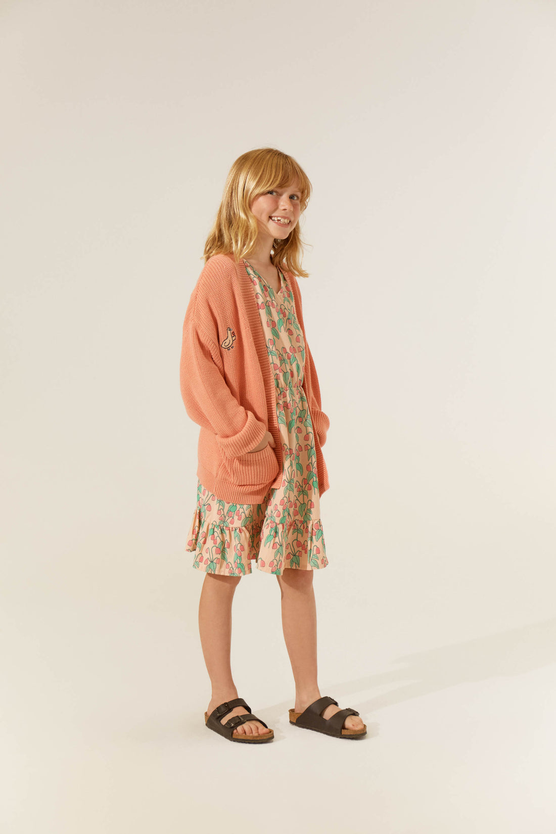 The Campamento Peach Cardigan