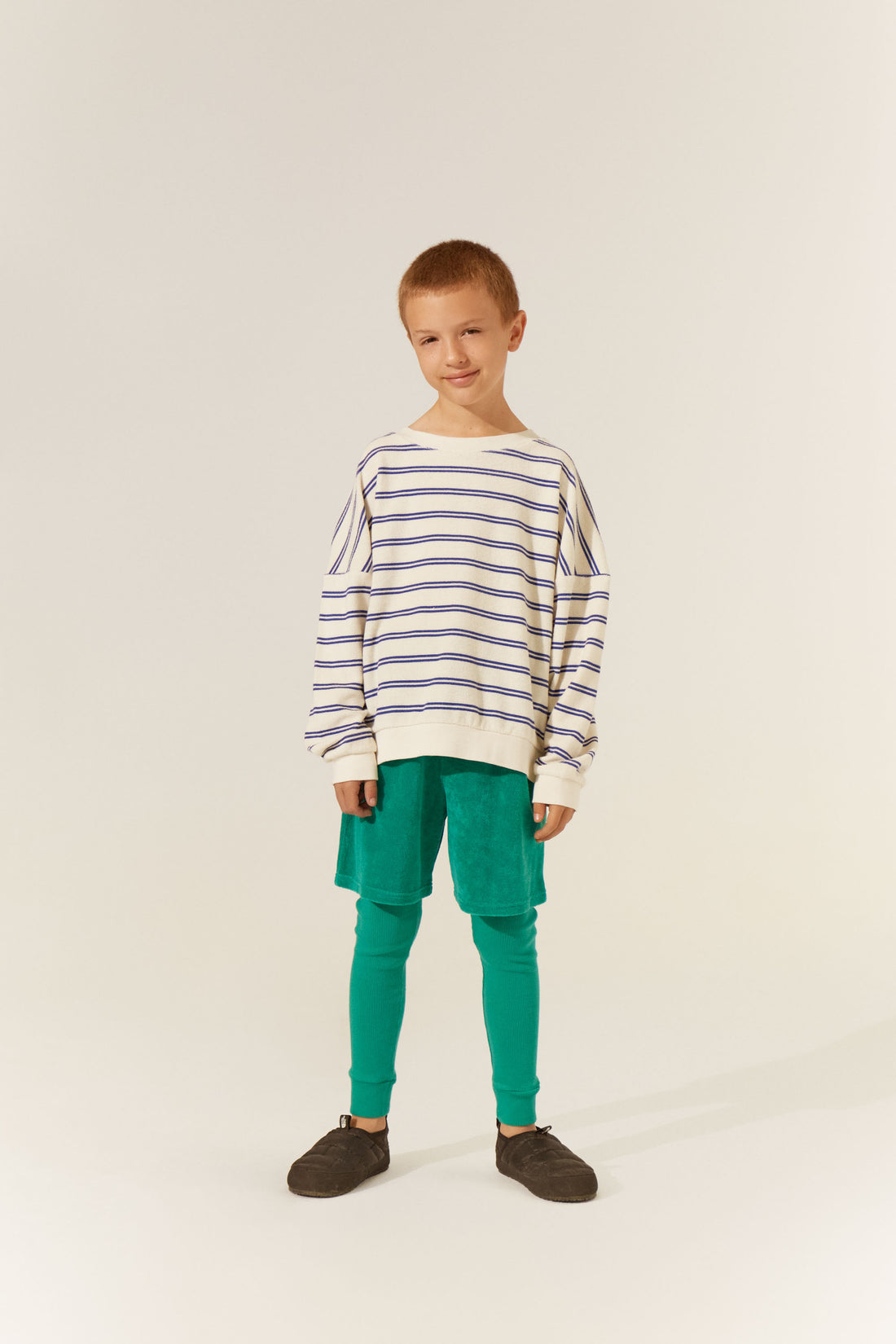 The Campamento Ecru Stripes Sweatshirt