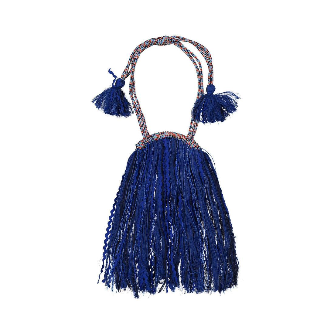Tia Cibani accessories OS Tia Cibani Cobalt Zsofia Mommy Fringe Bib