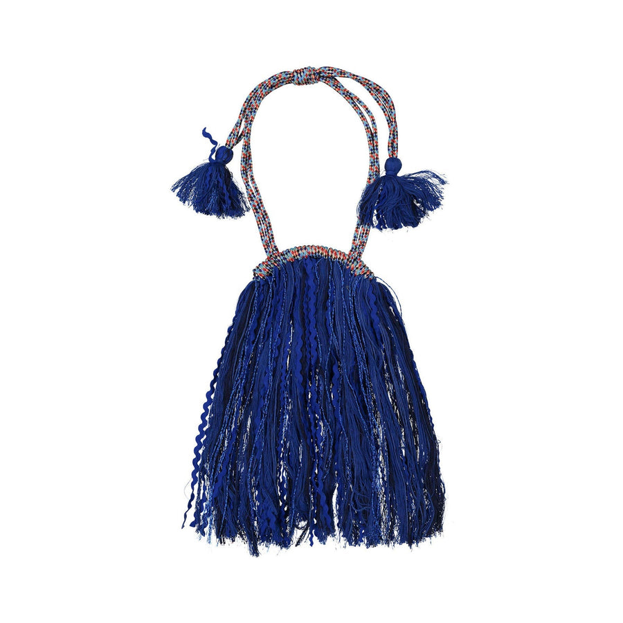 Tia Cibani accessories OS Tia Cibani Cobalt Zsofia Mommy Fringe Bib