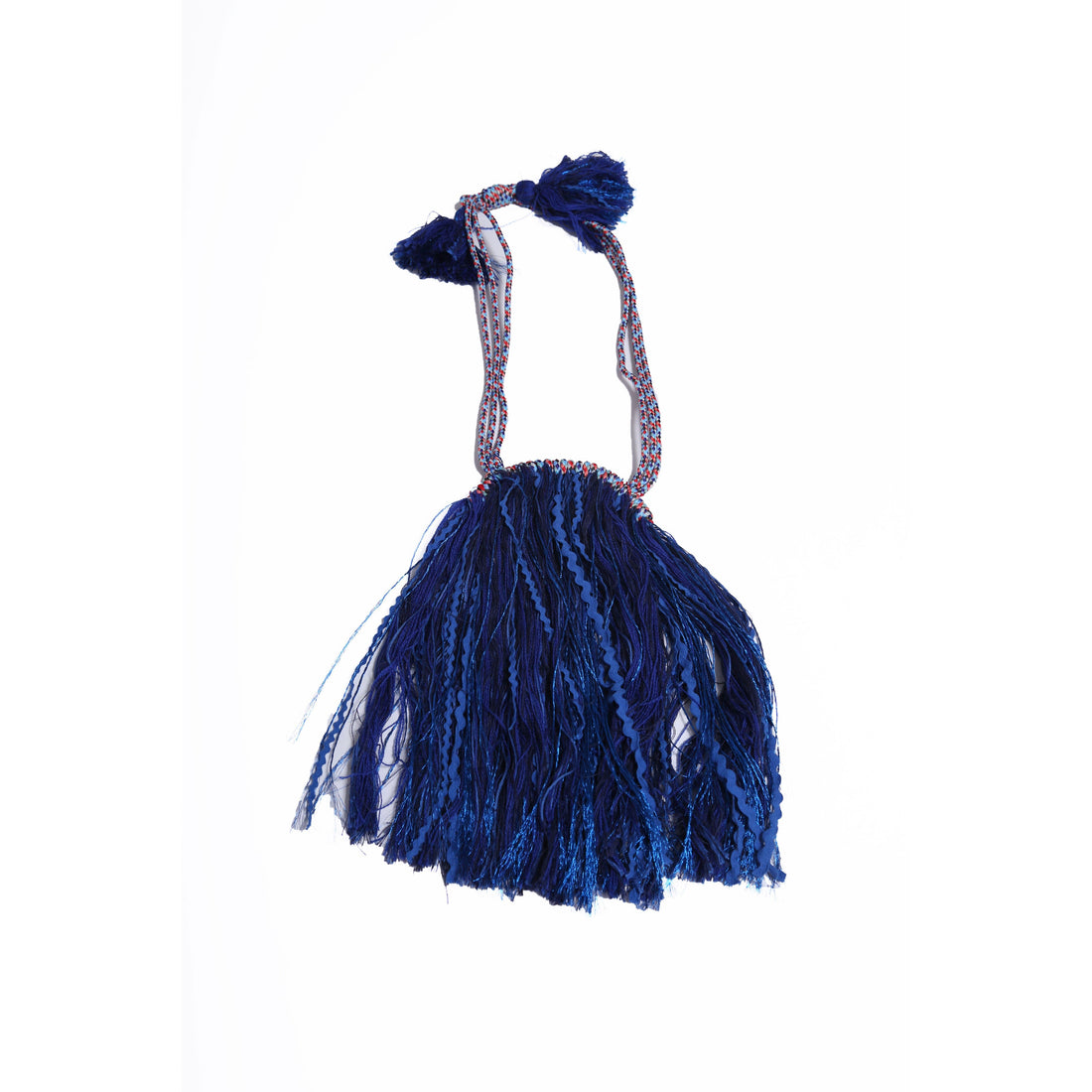 Tia Cibani accessories OS Tia Cibani Cobalt Zsofia Mommy Fringe Bib