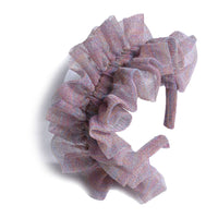 Tia Cibani accessories OS Tia Cibani Mauve Stella Flounce Headband
