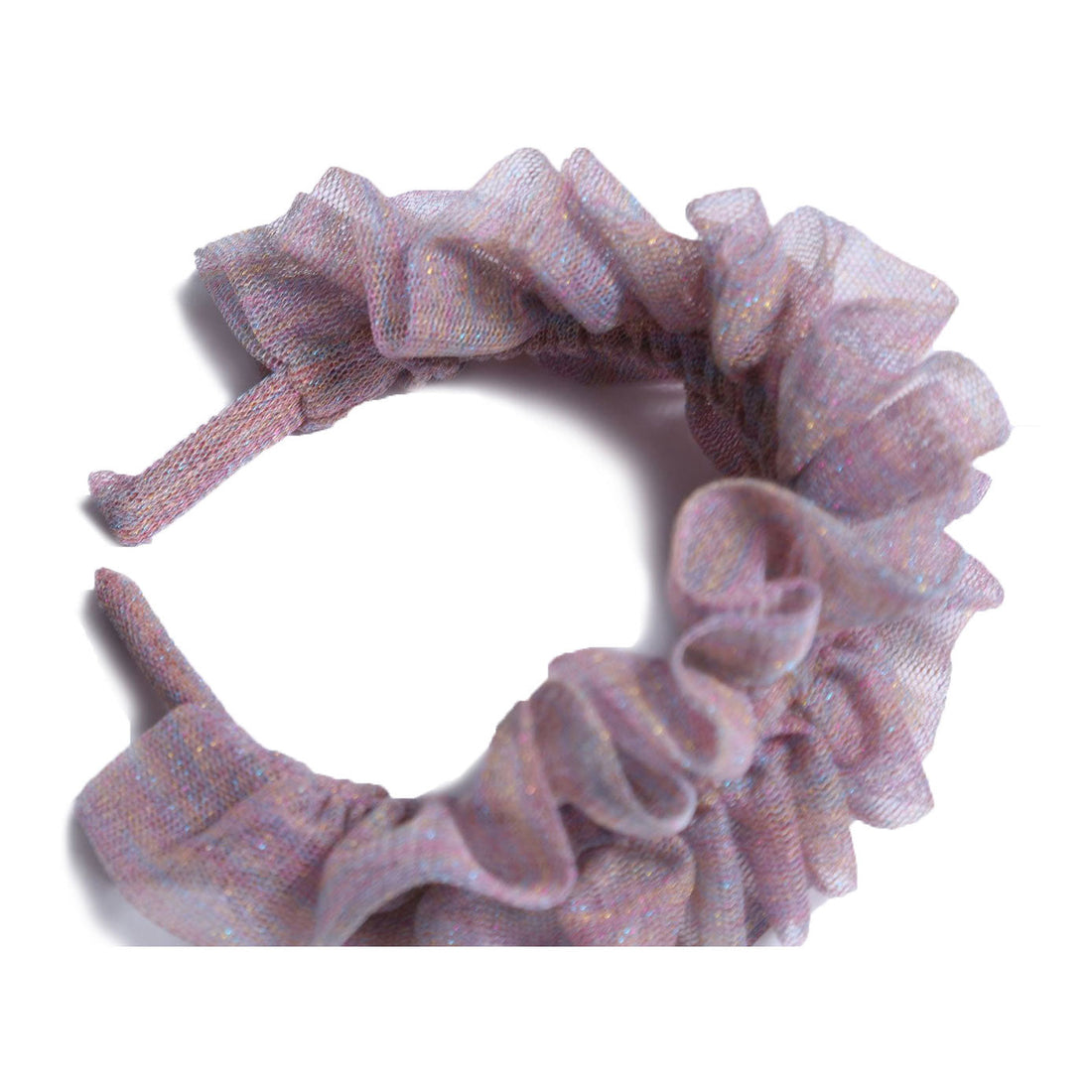 Tia Cibani accessories OS Tia Cibani Mauve Stella Flounce Headband