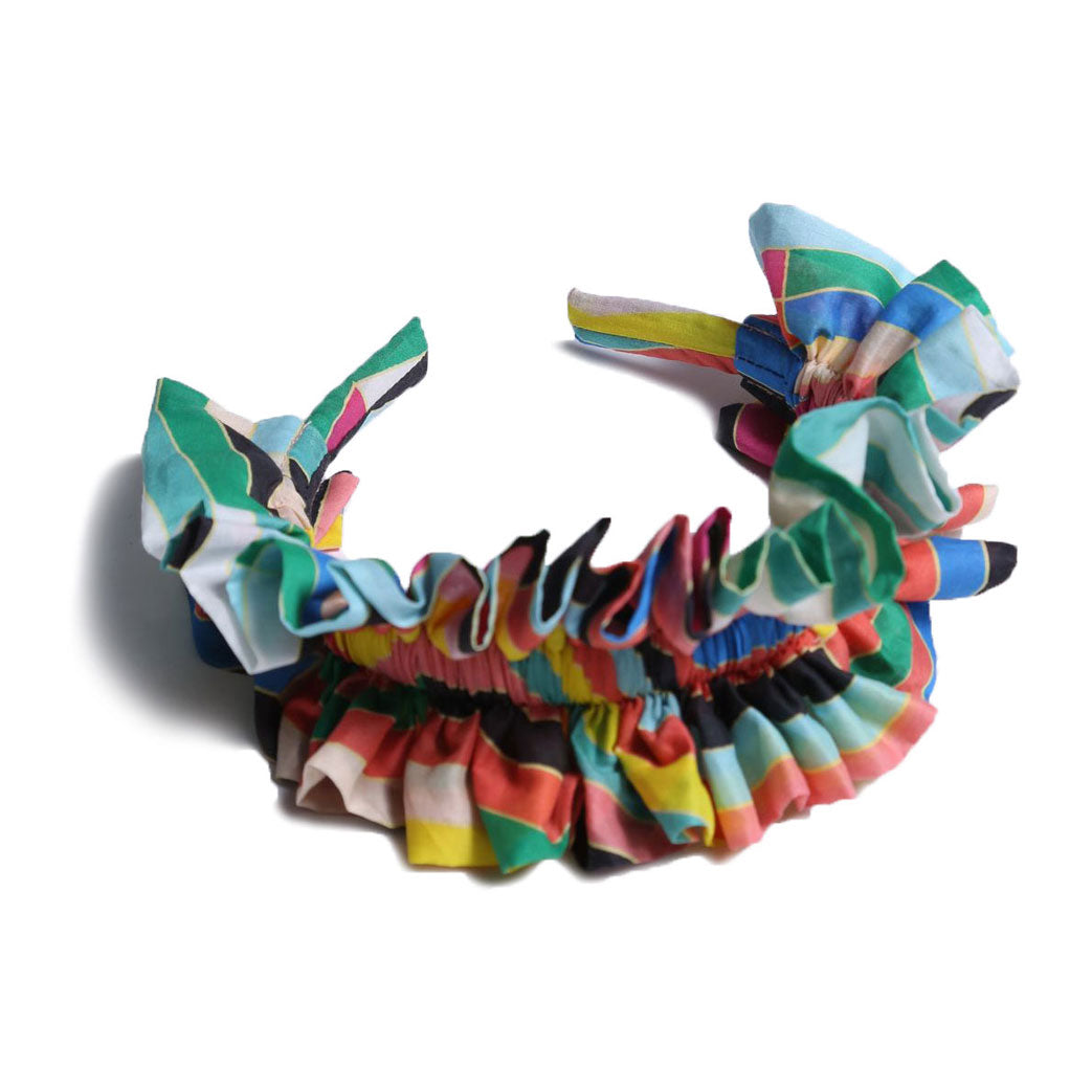 Tia Cibani accessories OS Tia Cibani Rainbow Stella Flounce Headband