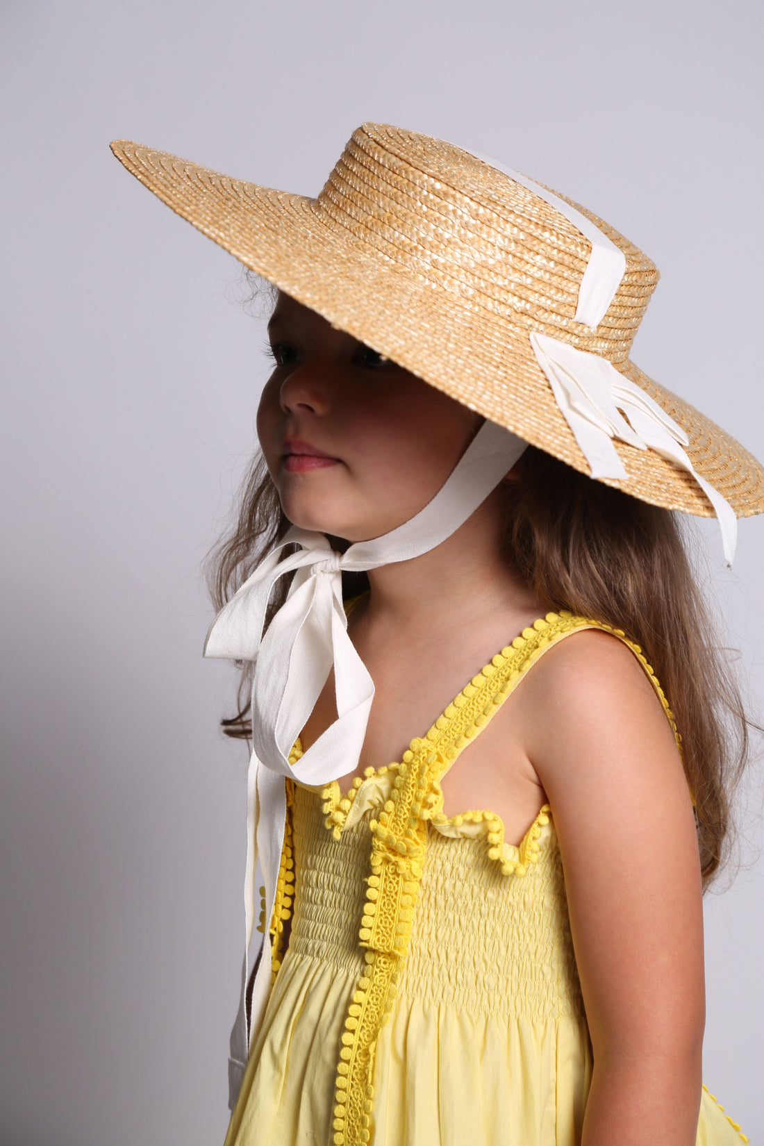 Tia Cibani accessories OS Tia Cibani Sugar Zsofia Shallow Boater