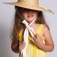 Tia Cibani accessories OS Tia Cibani Sugar Zsofia Shallow Boater