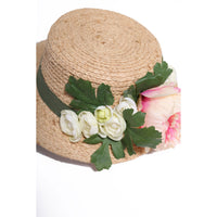 Tia Cibani accessories Tia Cibani Cardamom Zsuzsanna Rose Boater