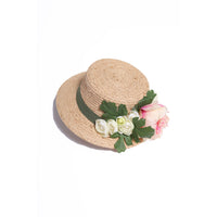 Tia Cibani accessories Tia Cibani Cardamom Zsuzsanna Rose Boater