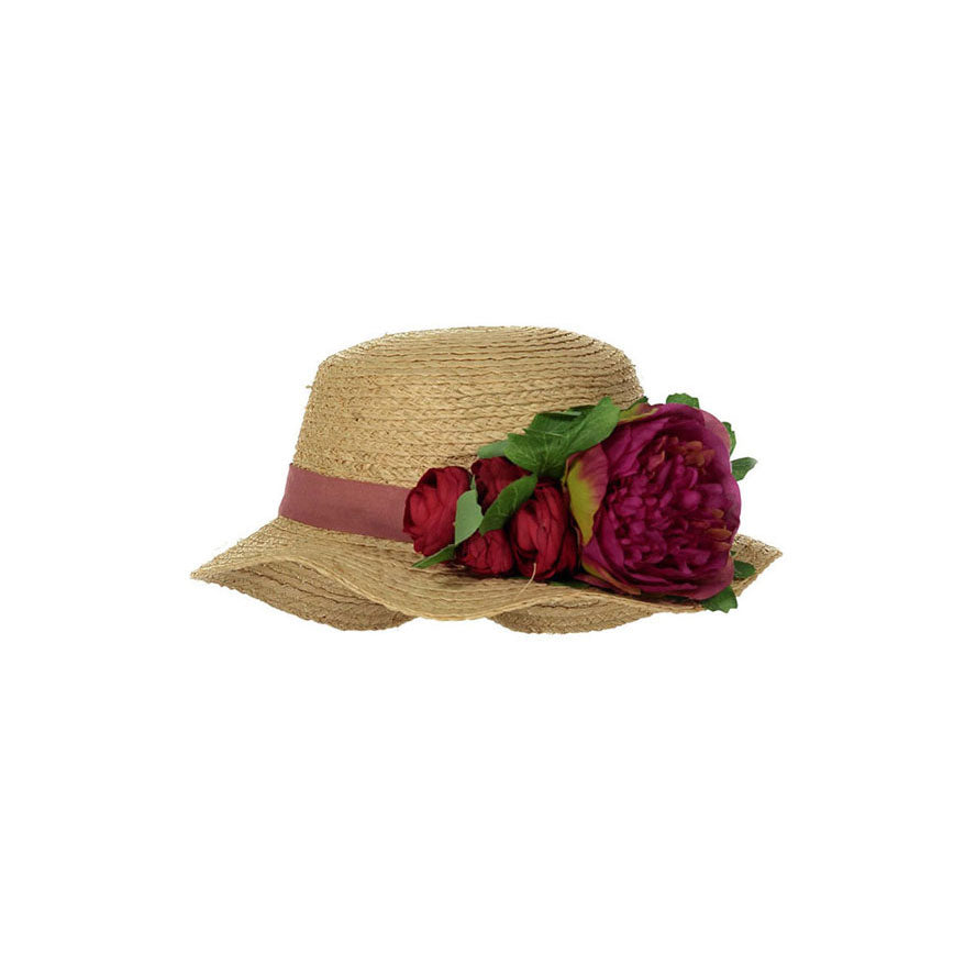 Tia Cibani accessories Tia Cibani Goji Zsuzsanna Rose Boater