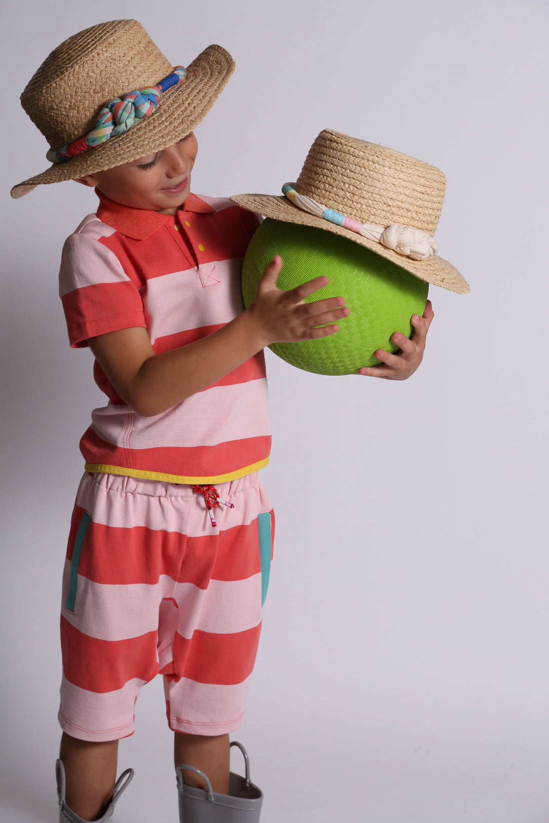 Tia Cibani accessories Tia Cibani Rainbow Picnic Boater