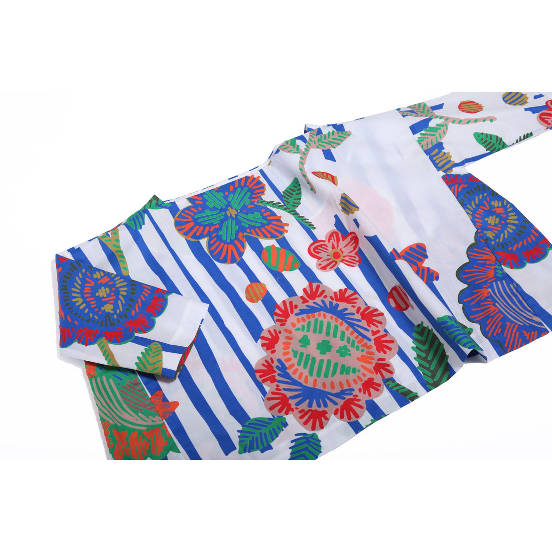 Tia Cibani blouses Tia Cibani Floral Stripe Box Fit Tunic