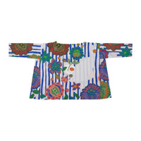 Tia Cibani blouses Tia Cibani Floral Stripe Box Fit Tunic