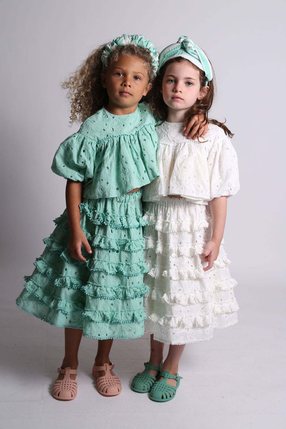 Tia Cibani blouses Tia Cibani Sugar Sarah Sweetheart Flared Blouse