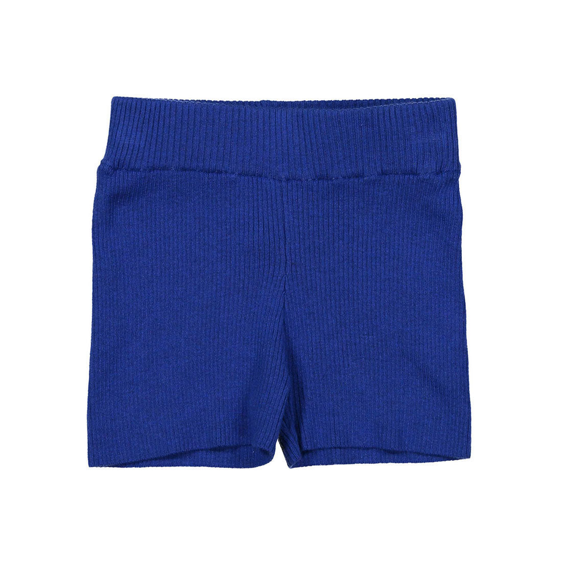 Tia Cibani bottoms Tia Cibani Cobalt Ribbed Pull-on Shorts