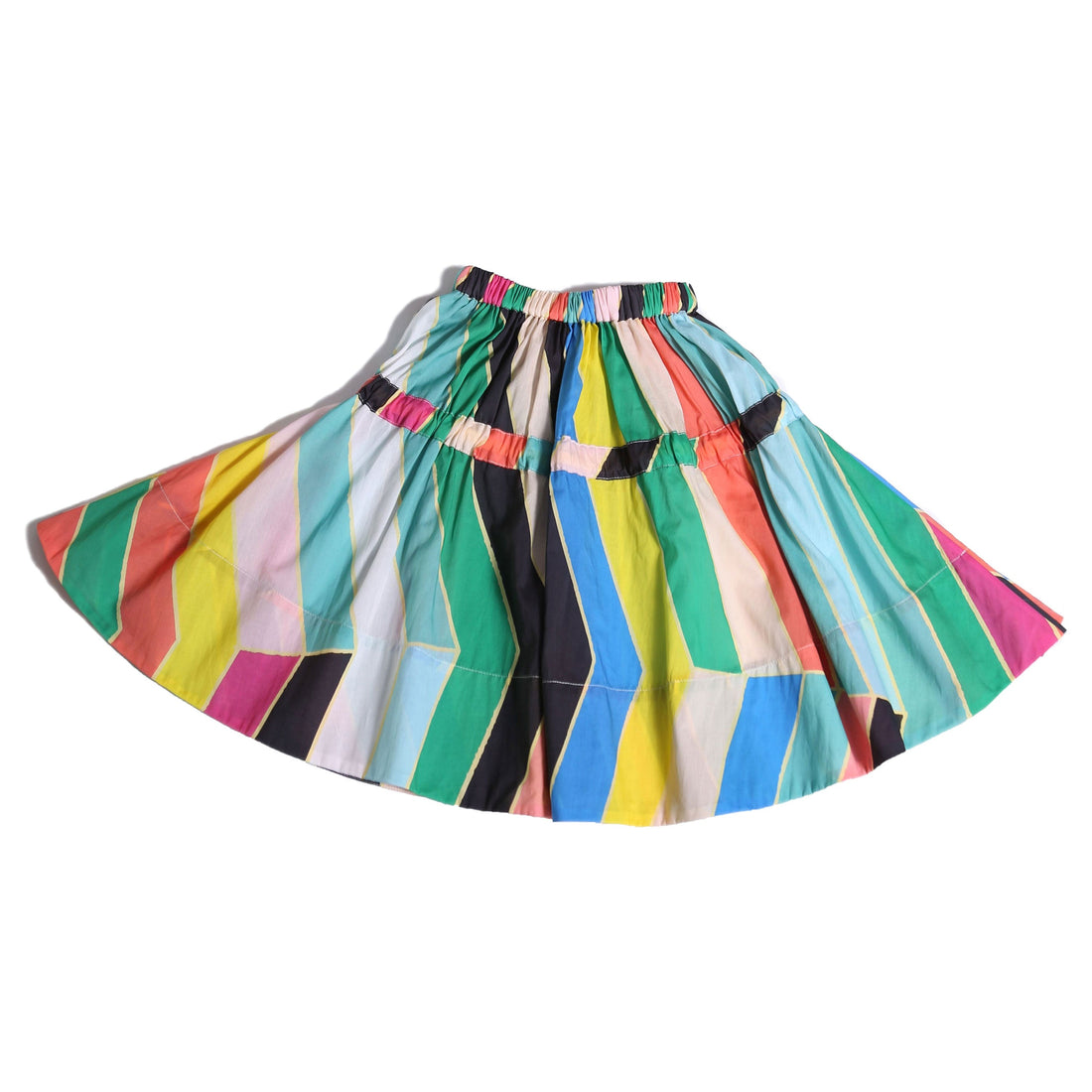 Tia Cibani bottoms Tia Cibani Rainbow Beatrice Bustled Skirt
