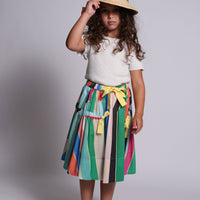 Tia Cibani bottoms Tia Cibani Rainbow Beatrice Bustled Skirt
