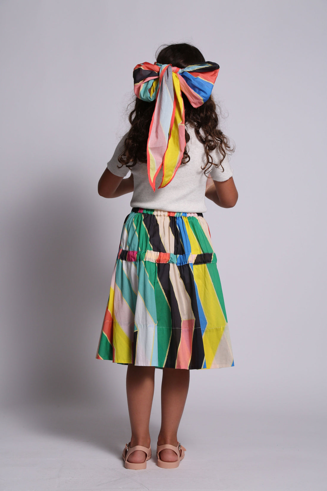 Tia Cibani bottoms Tia Cibani Rainbow Beatrice Bustled Skirt