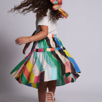 Tia Cibani bottoms Tia Cibani Rainbow Beatrice Bustled Skirt