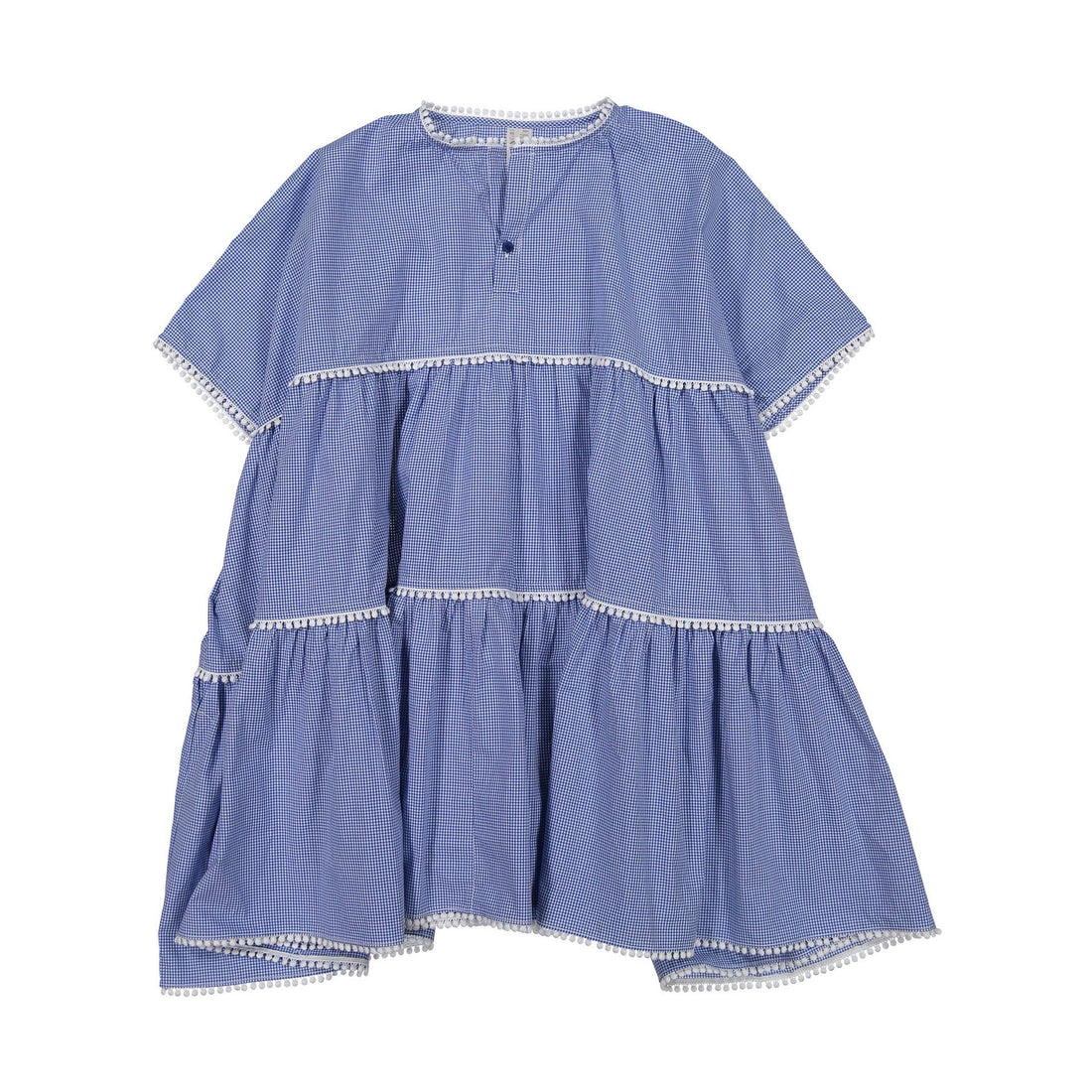 Tia Cibani Cobalt Zsofia Peasant Kaftan – Ladida