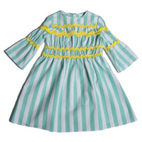 Tia Cibani dresses Tia Cibani Foam Mix Constance Bracelet Sleeve Frock