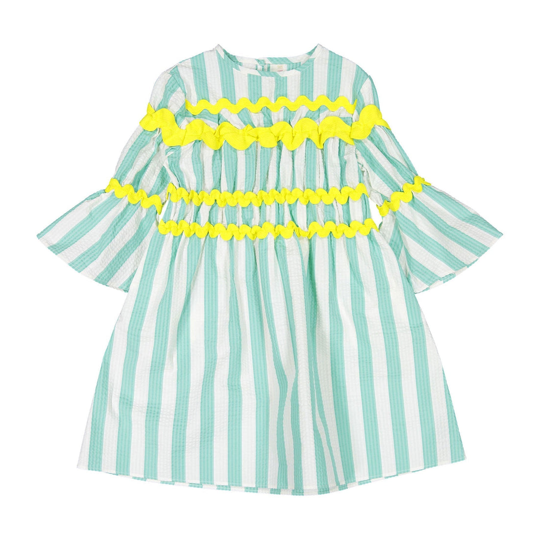 Tia Cibani dresses Tia Cibani Foam Mix Constance Bracelet Sleeve Frock