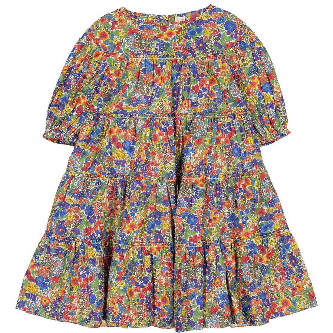 Tia Cibani dresses Tia Cibani Liberty Jardin Maritza Tiered Kaftan