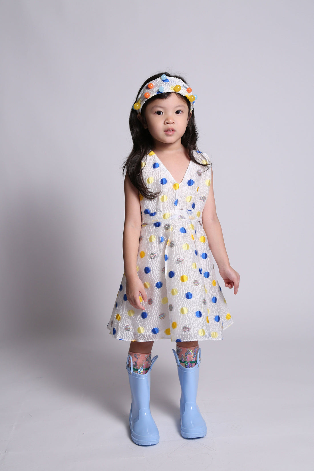 Tia Cibani dresses Tia Cibani Marine Mix Adelia Pinafore