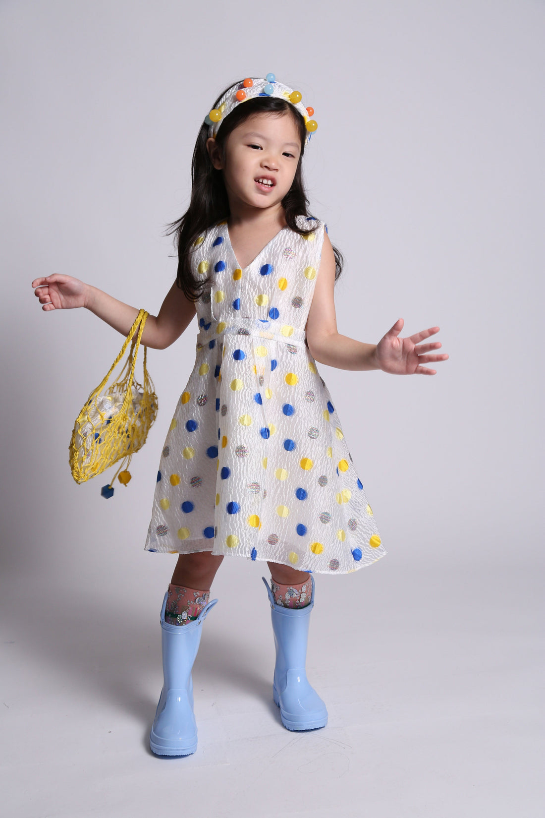 Tia Cibani dresses Tia Cibani Marine Mix Adelia Pinafore
