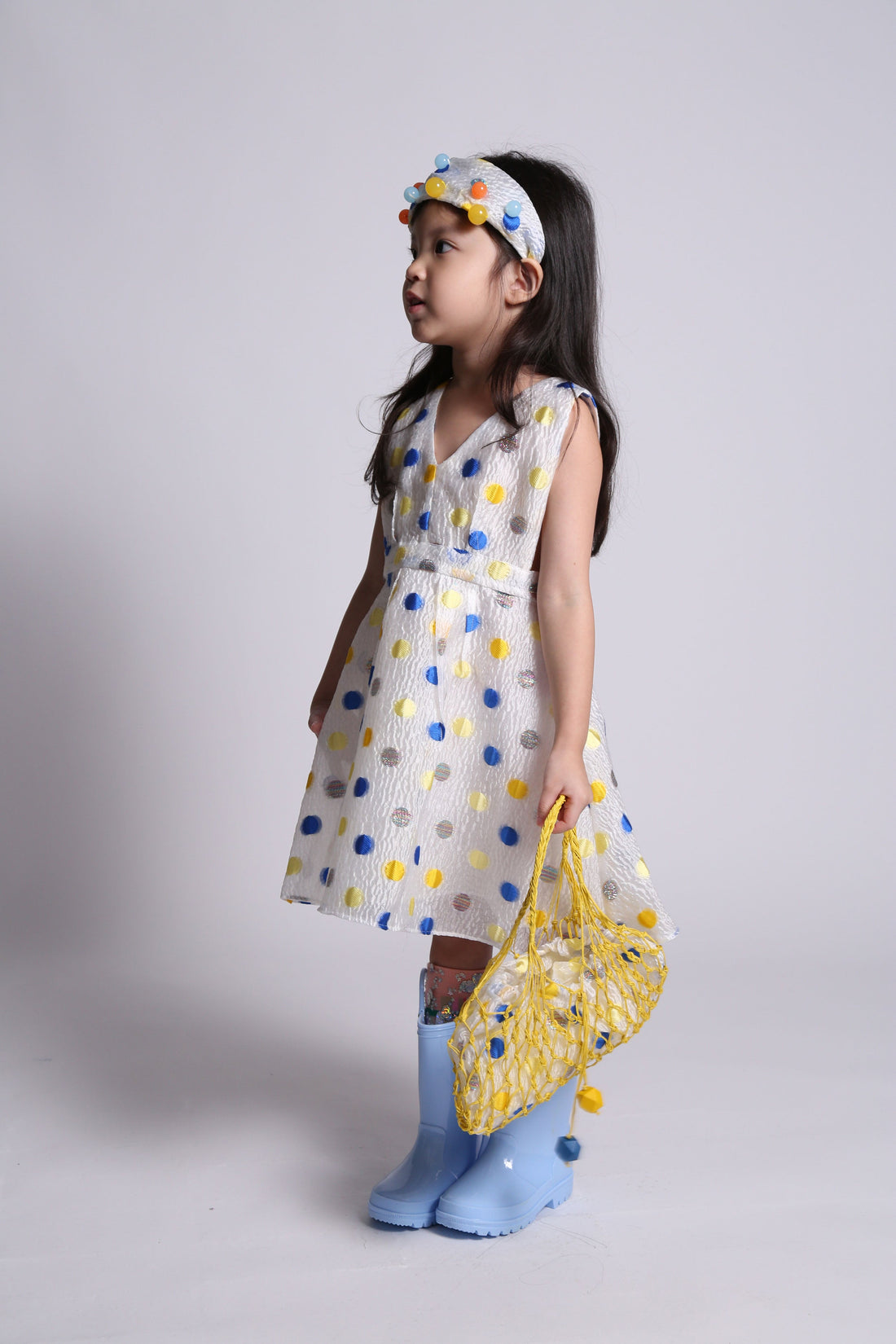 Tia Cibani dresses Tia Cibani Marine Mix Adelia Pinafore