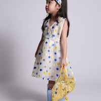 Tia Cibani dresses Tia Cibani Marine Mix Adelia Pinafore