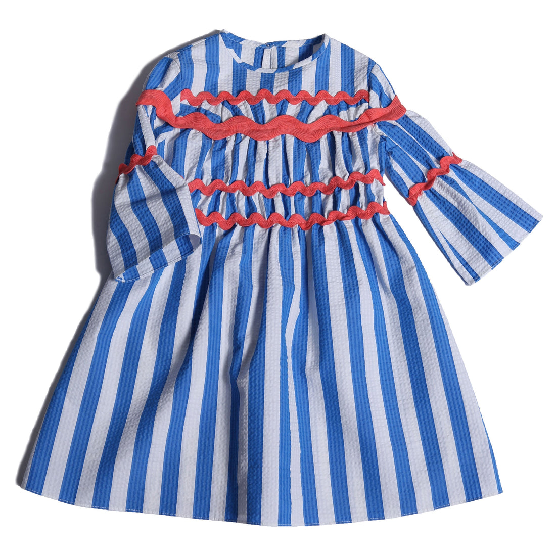 Tia Cibani dresses Tia Cibani Marine Mix Constance Bracelet Sleeve Frock