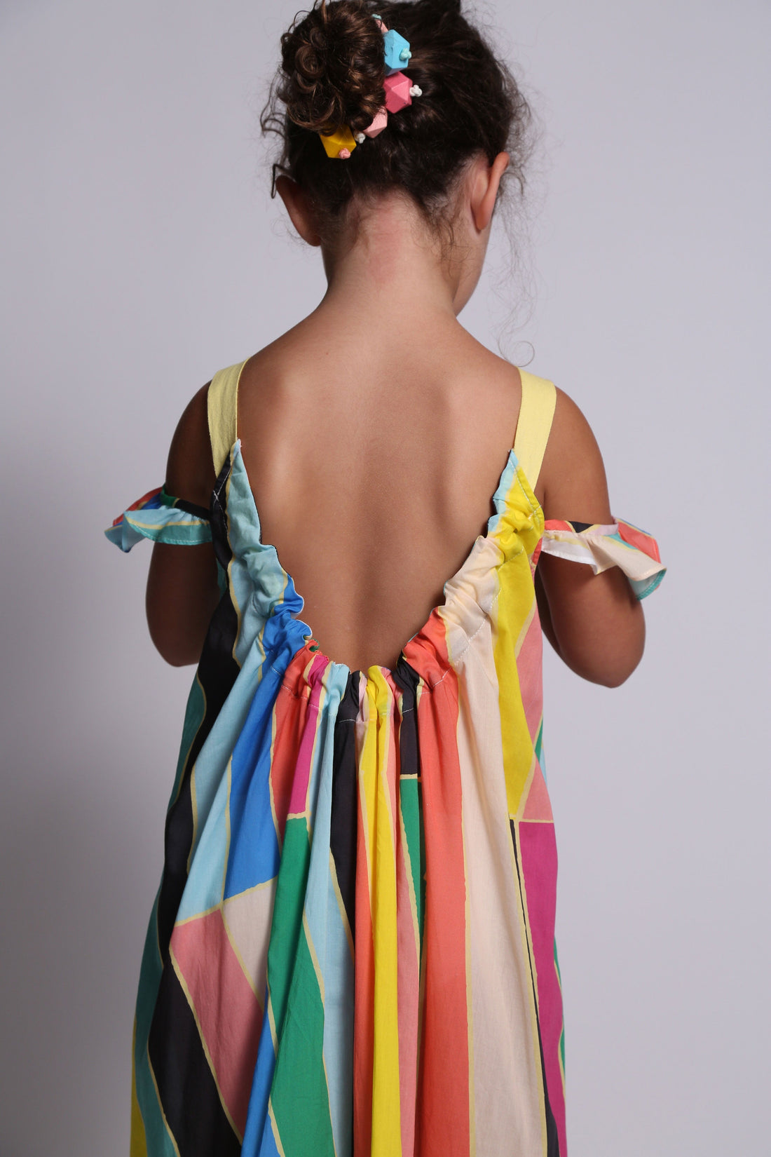 Tia Cibani dresses Tia Cibani Rainbow Beatrice Suspended Maxi Dress