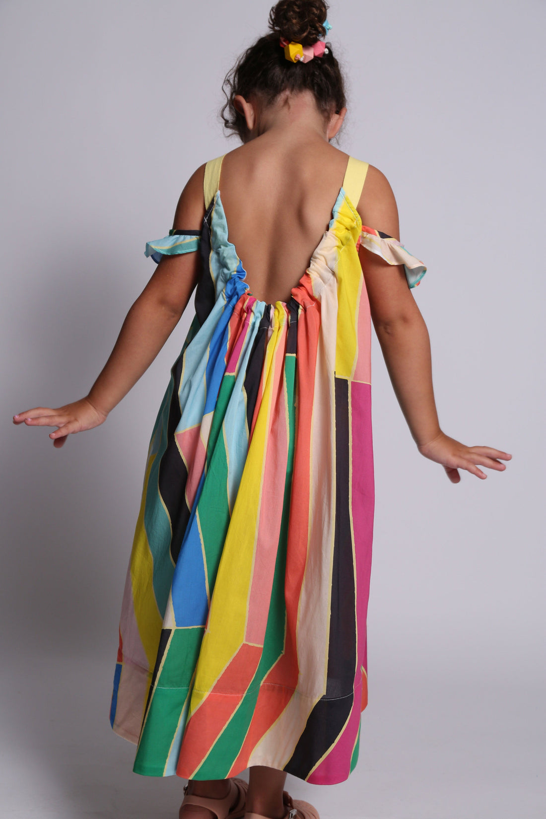 Tia Cibani dresses Tia Cibani Rainbow Beatrice Suspended Maxi Dress
