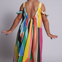 Tia Cibani dresses Tia Cibani Rainbow Beatrice Suspended Maxi Dress