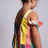 Tia Cibani dresses Tia Cibani Rainbow Beatrice Suspended Maxi Dress