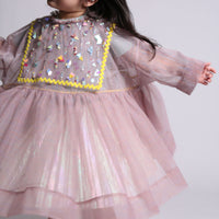 Tia Cibani dresses Tia Cibani Rainbow Sailor Collar Smock