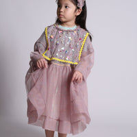 Tia Cibani dresses Tia Cibani Rainbow Sailor Collar Smock