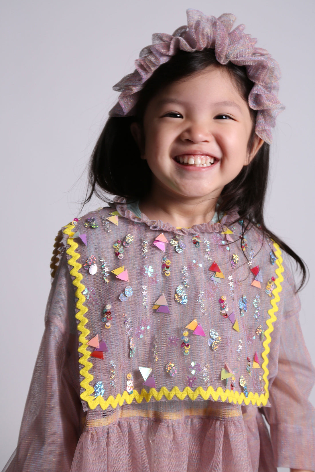 Tia Cibani dresses Tia Cibani Rainbow Sailor Collar Smock