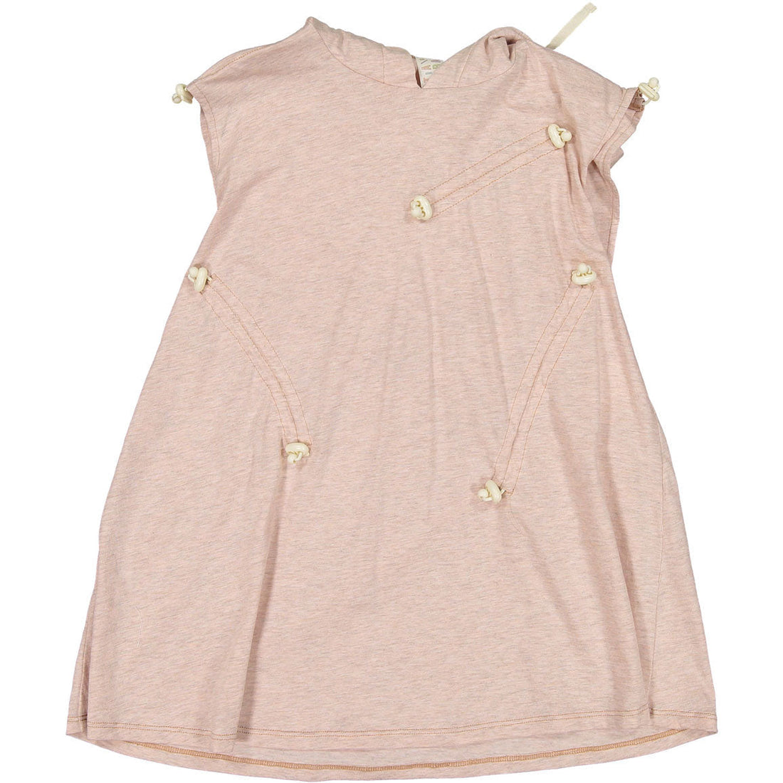 Tia Cibani dresses Tia Cibani Shell Bustled Cinched Hoodie Dress