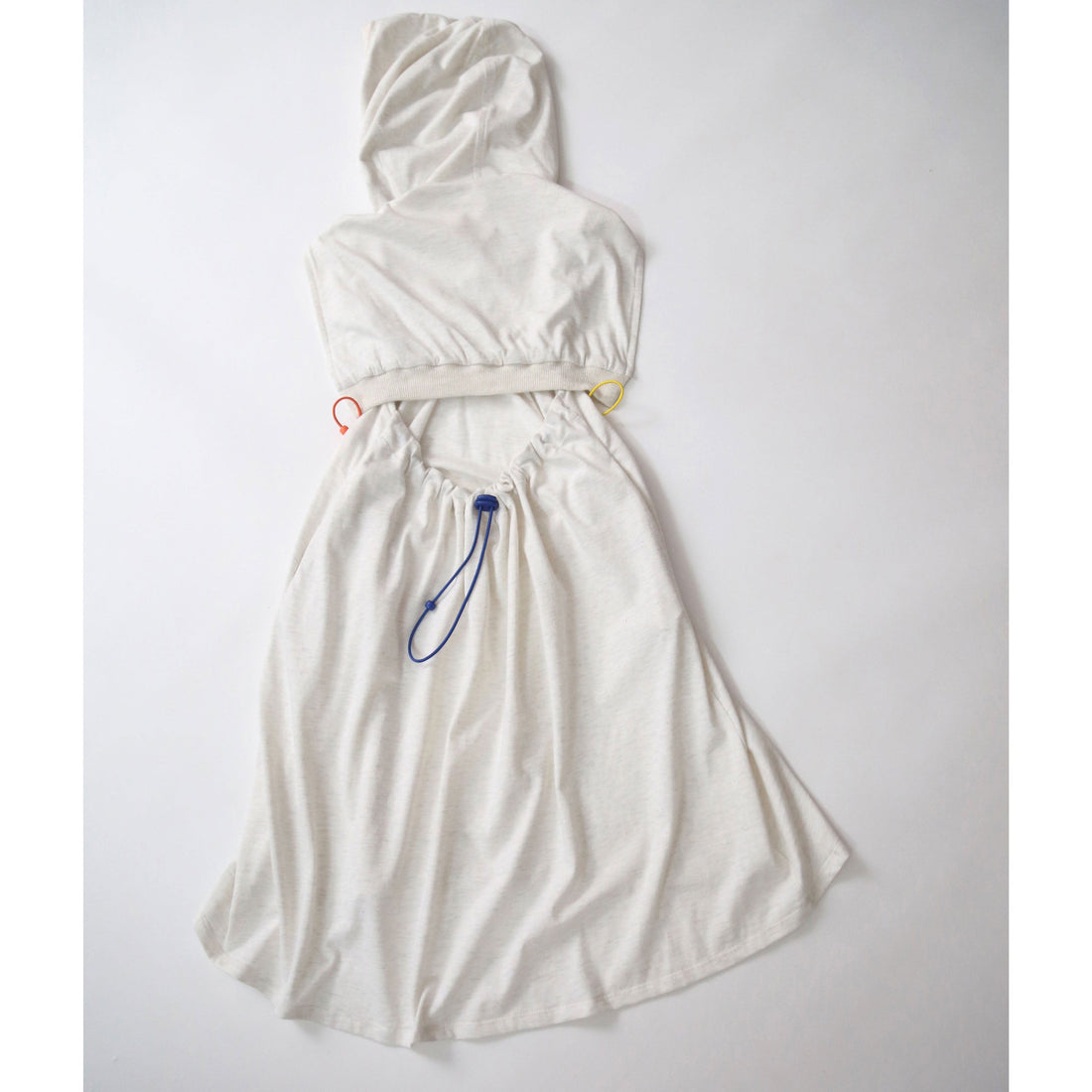 Tia Cibani dresses Tia Cibani Sugar Bustled Cinched Hoodie Dress