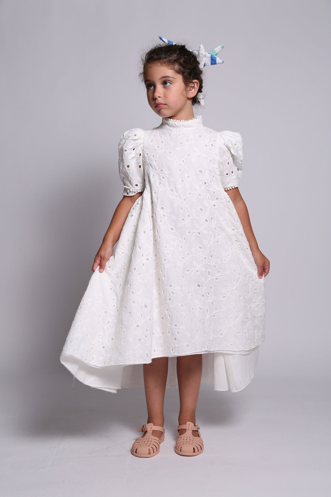 Tia Cibani dresses Tia Cibani Sugar Clementine Melon Sleeve Maxi Dress