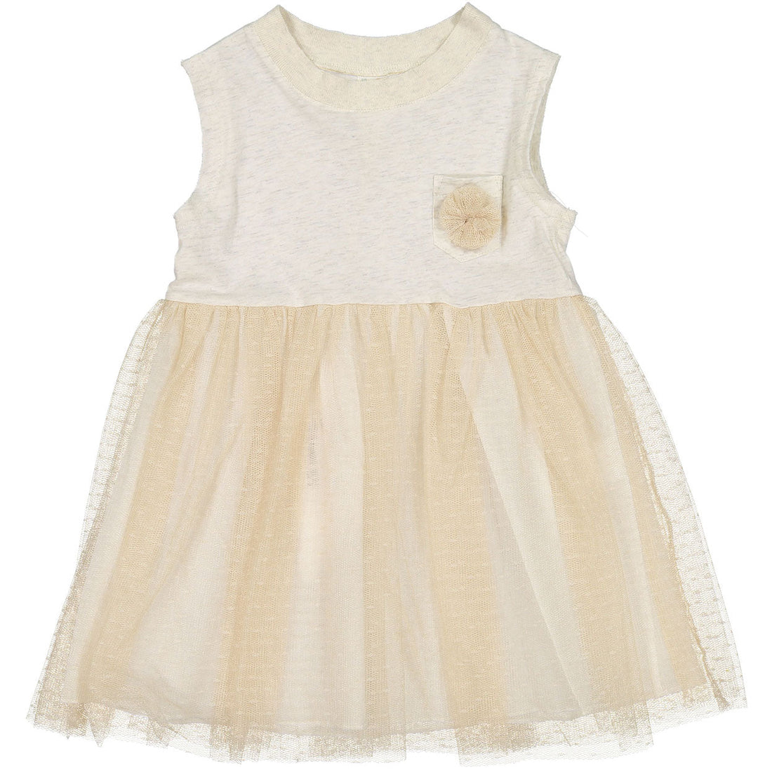 Tia Cibani dresses Tia Cibani Sugar Tulle Overlay Flounce Dress