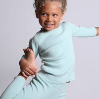Tia Cibani knitwear Tia Cibani Foam 3/4 Ribbed Crewneck Tee