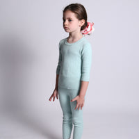 Tia Cibani knitwear Tia Cibani Foam 3/4 Ribbed Crewneck Tee