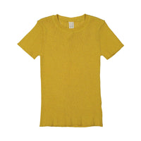 Tia Cibani knitwear Tia Cibani Marigold Short Sleeve Rib Crew Neck