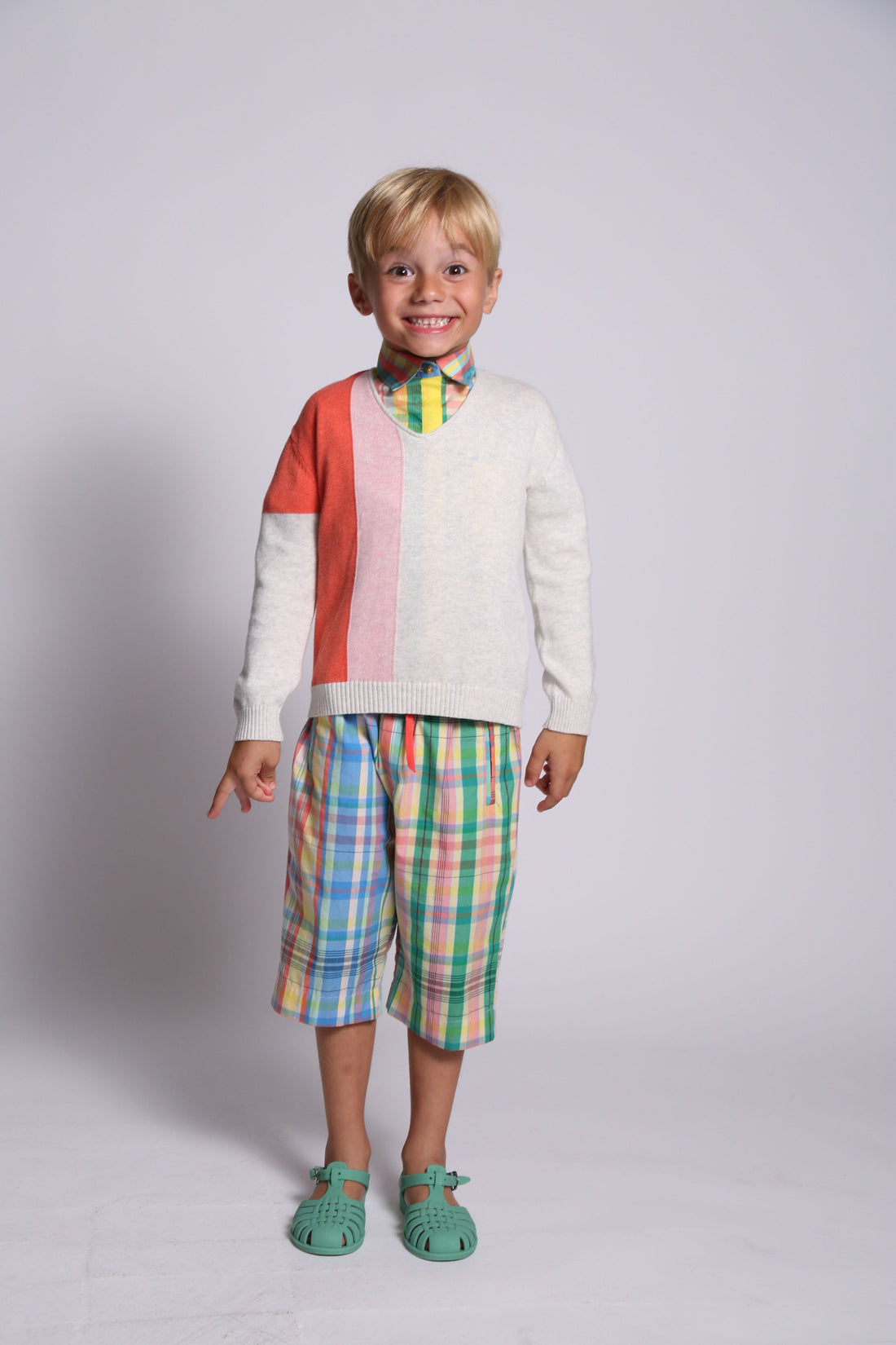 Tia Cibani knitwear Tia Cibani Sugar Mix Frank Patchwork Pullover