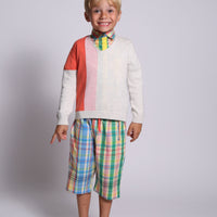 Tia Cibani knitwear Tia Cibani Sugar Mix Frank Patchwork Pullover