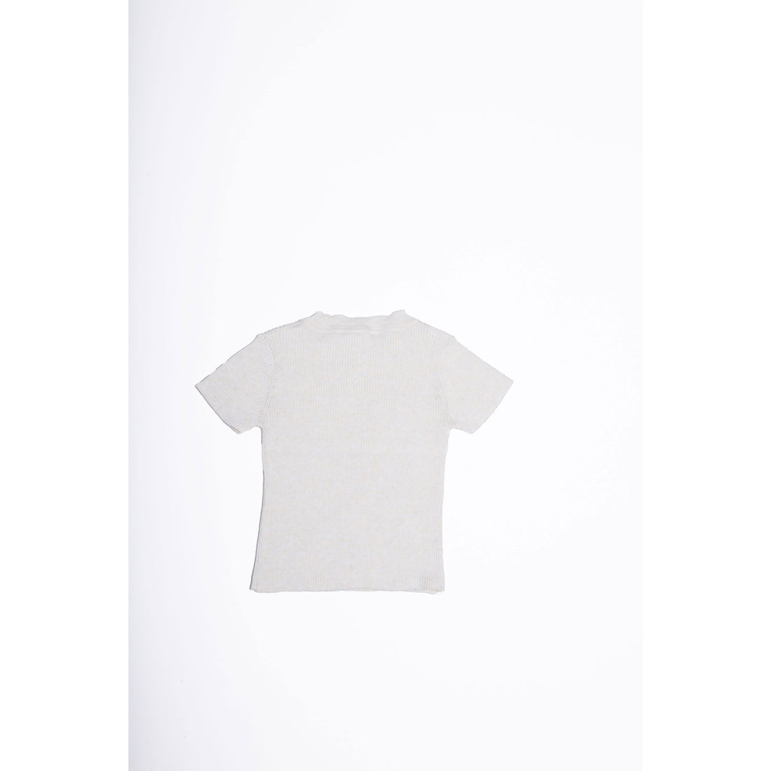 Tia Cibani knitwear Tia Cibani Sugar Short Sleeve Rib Crew Neck