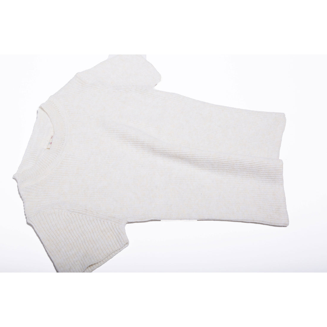 Tia Cibani knitwear Tia Cibani Sugar Short Sleeve Rib Crew Neck